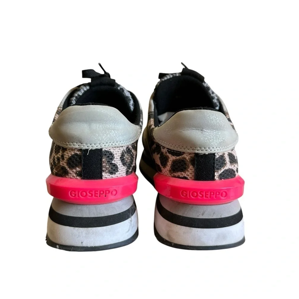 Gioseppo Women's Leopard Print Sneakers Size 8.5